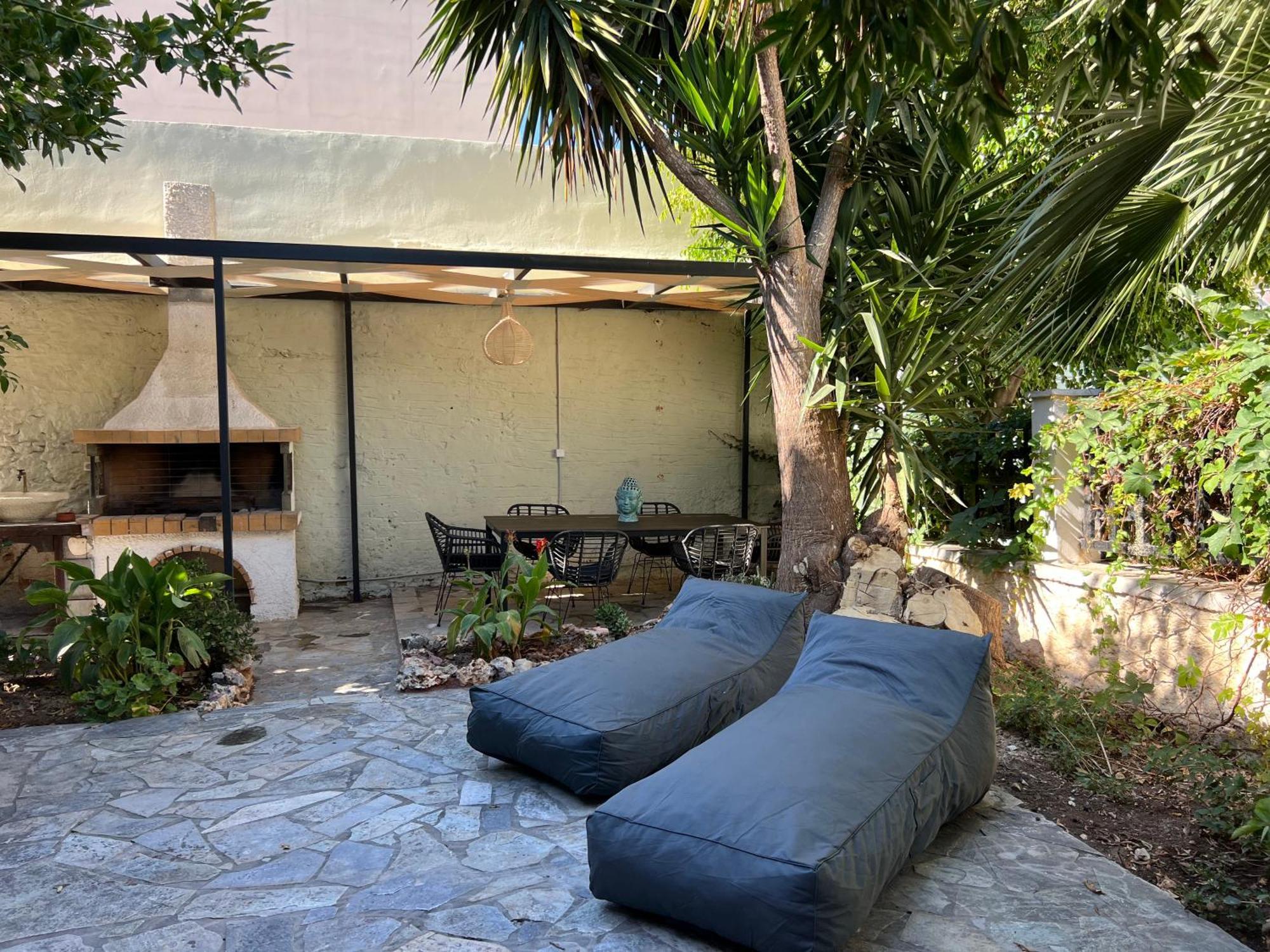 Joyful Secret Garden House Villa Chania  ภายนอก รูปภาพ