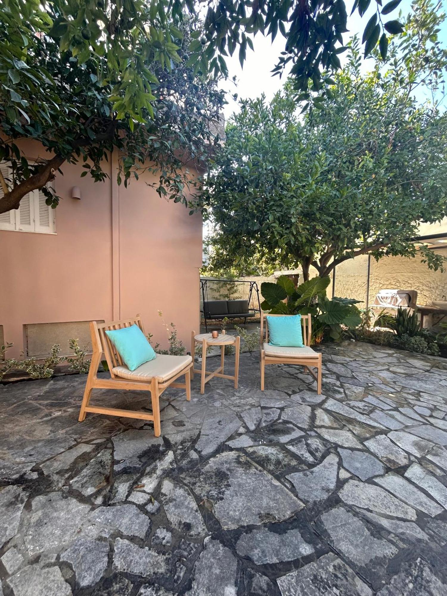 Joyful Secret Garden House Villa Chania  ภายนอก รูปภาพ